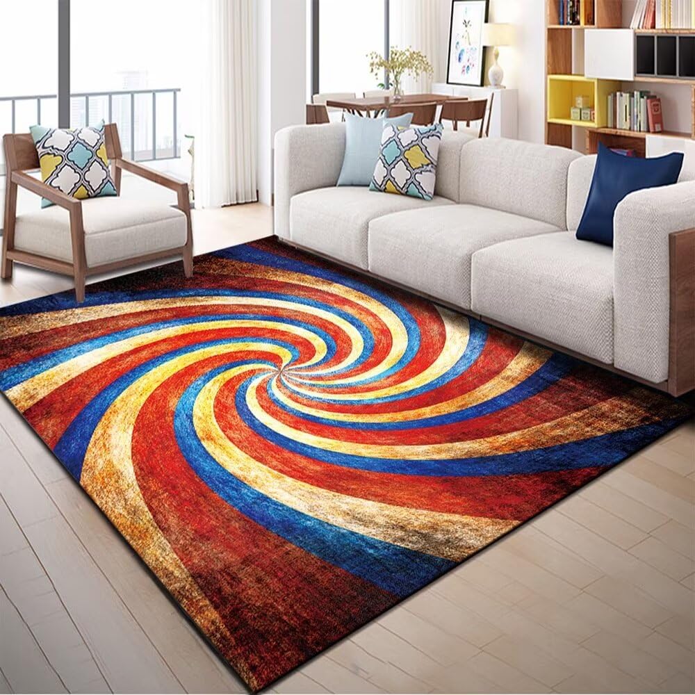 Tapis géométrique abstrait pour le salon et la chambre d'ado
