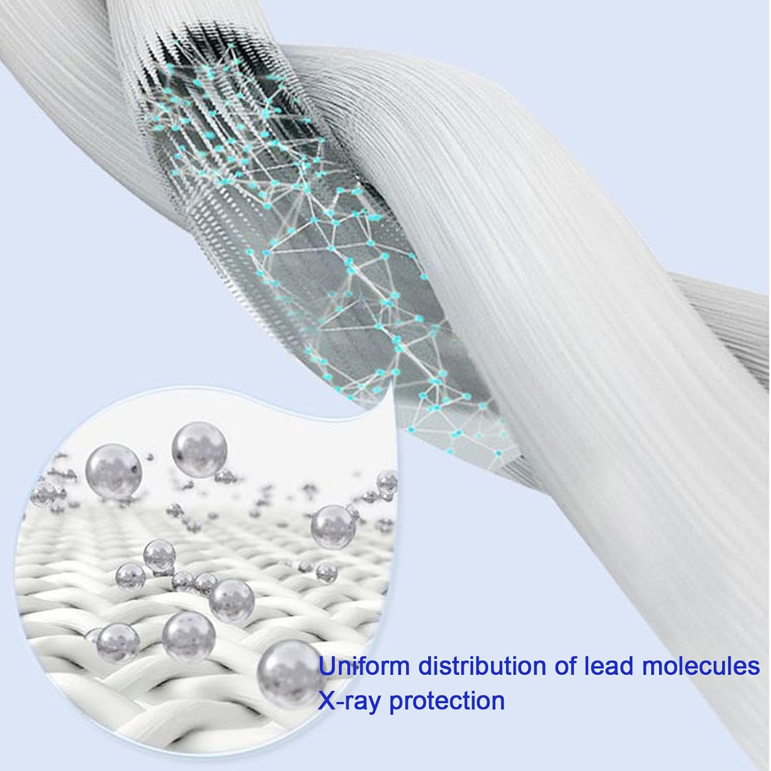 Upgrade 0.5mmpb Radiation X-Ray Xray Lead Clothes with Thyroid Shield Collar Lead Skirt for Radiology