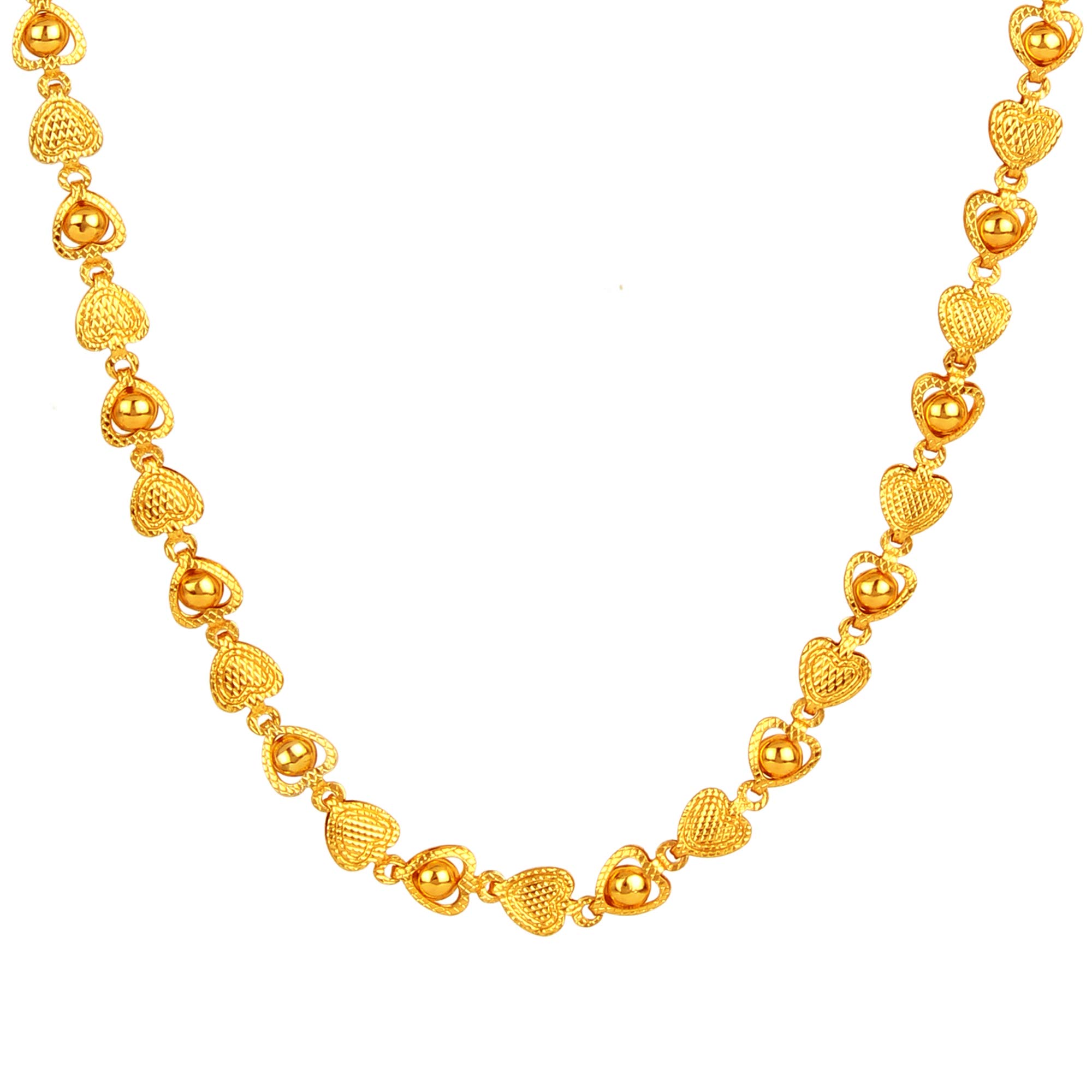 Fashion Frill Gold Platted Necklace Handmade Brass Chain for Men & Women Elegant Neck Chain (B08CRV3T32) Amazon Price History, Amazon Price Tracker