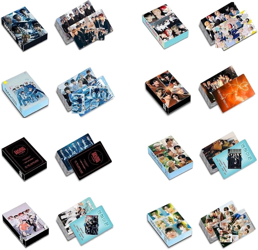 Amazon | MeiYiYou Kpop ENHYPENフォトカード、8パック/240枚