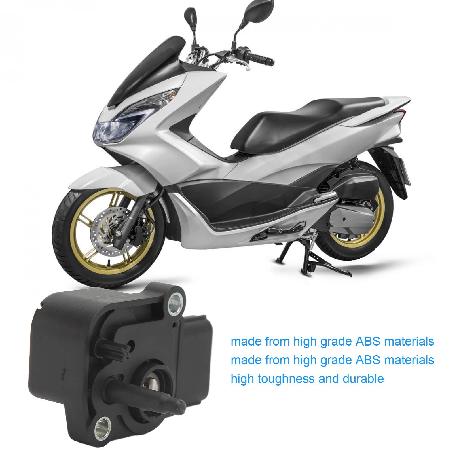 Sensor de Acelerador de Motor de Motocicleta, Sensor de Posición del Acelerador 16060 K35 V01 Sensor TPS de Gestión del Motor para PCX150 2015-2018