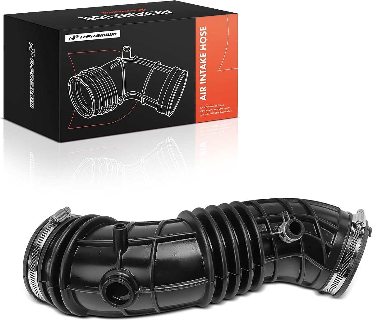 A-Premium 17228-R42-A00 Engine Air Intake Hose Compatible with Honda | for 2008-2012 Accord EX/LX/EX-L/LX-S & Crosstour 2012-2015, L4 2.4L, with Clamps