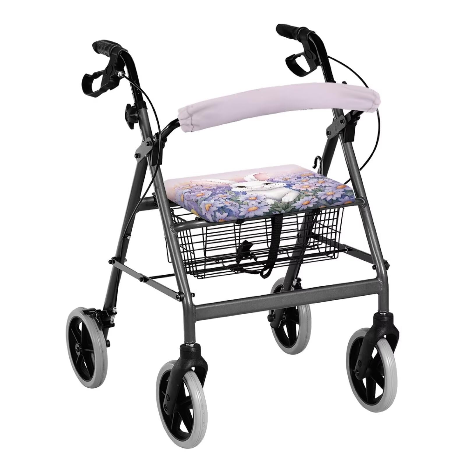 Blue Marble Accessories for Rollator Walkers Pattern Rollator Walker Seat and Backrest Covers Removable & Washable Walkers for Seniors with Seat Gift Covers for Men Ladies — Amazon image 16