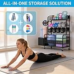 Dumbbell Rack Weight Stand, Home Gym Storage Rack 39.8”x15.94”x32.88(H x W x L), Weight Rack for Dumbbells for Yoga Mat