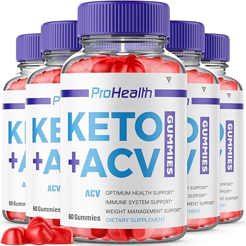 Miniatura 1 de Paquete de 5 gomitas Prohealth Keto ACV, Pro Health Keto Plus ACV Gummies Advanced Weight Loss Kelly Clarkson 750mg  Prohealth Keto + ACV Gummies
