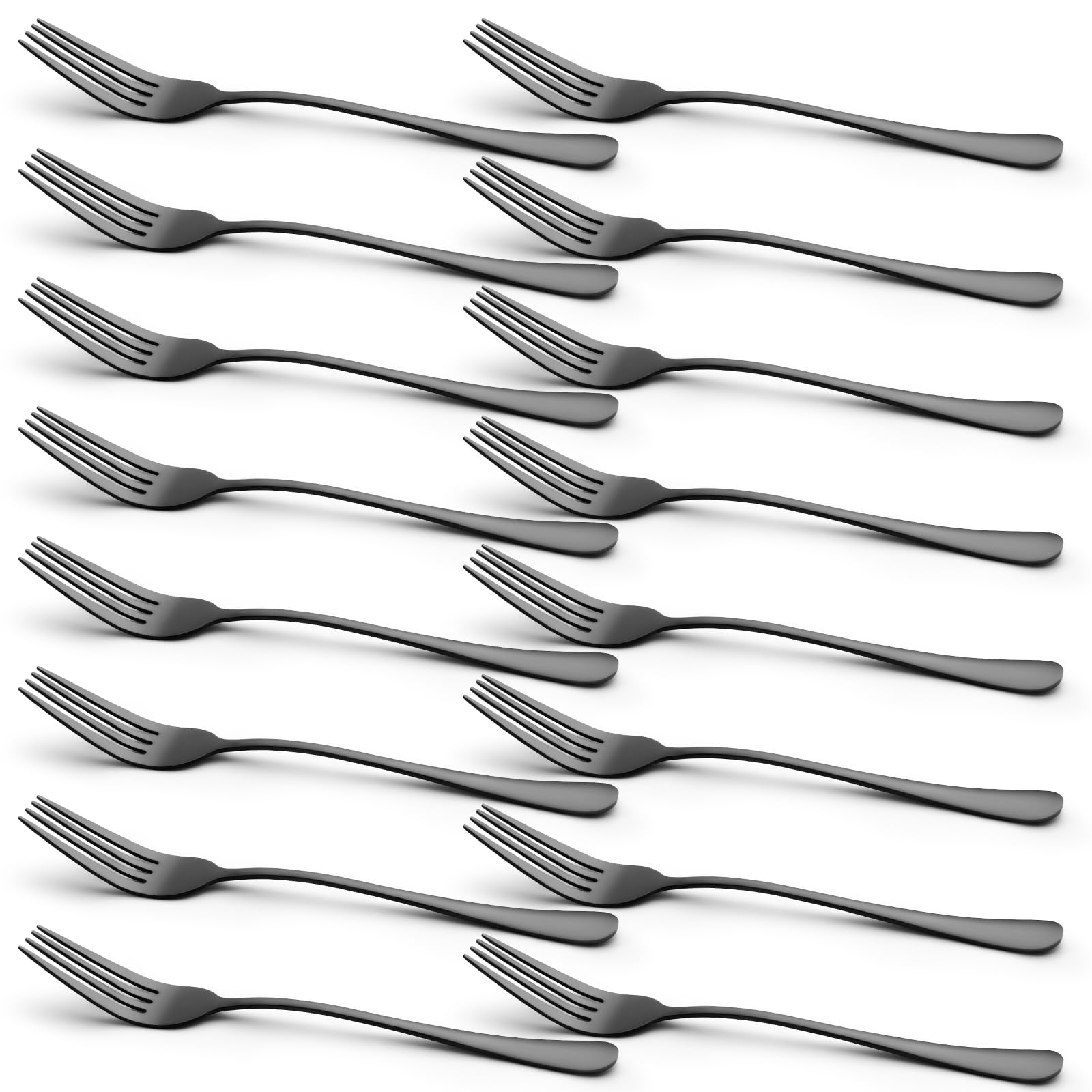 Briout Silverware Dinner Forks Set of 12, Stainless Steel Forks 8 Inches — Amazon image 12