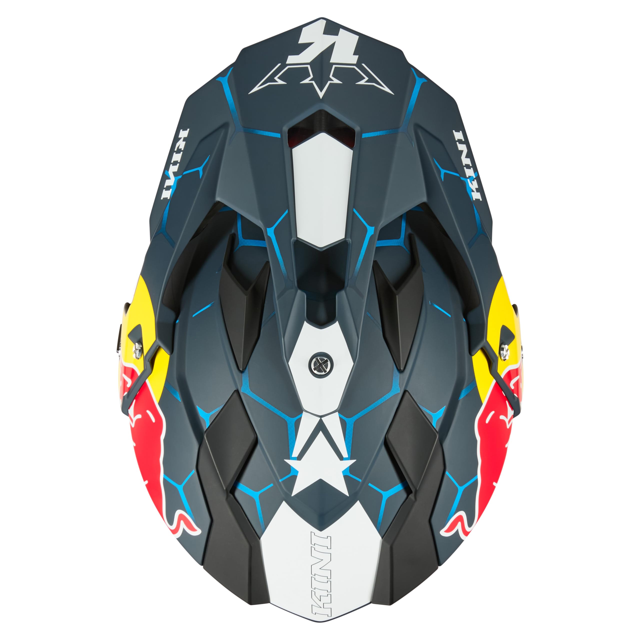 O'NEAL ADV Kini Red Bull 1.0 Casque de moto Bleu/blanc Taille M