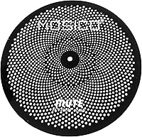 Vista 5 de Paquete de platillos de bajo volumen con juego de silenciadores negros de 25,4 cm splash + 35,6 cm hi-hat + 40,6 cm crash + 45,7 cm crash + 50,8 cm