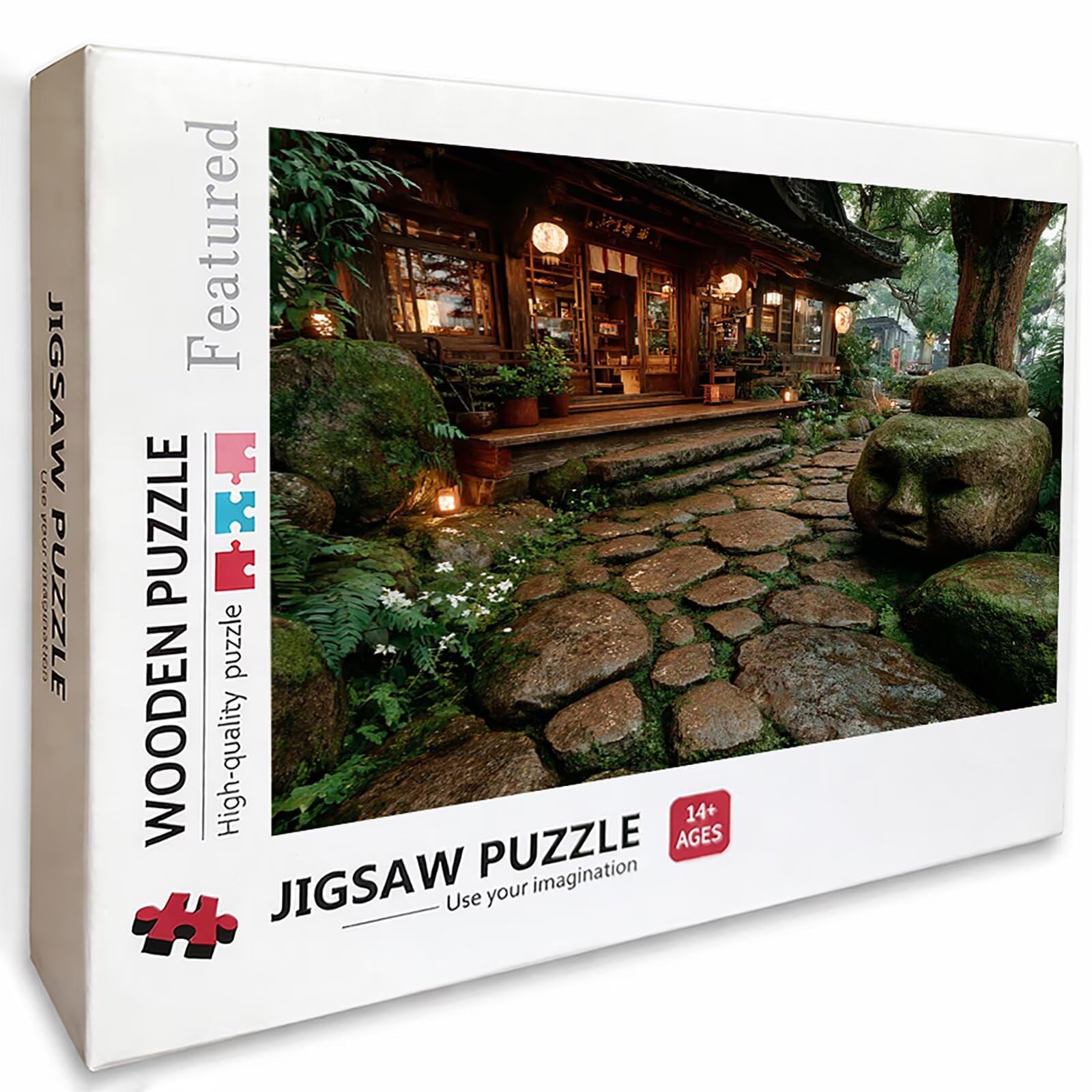 Puzzle Arte con Scatola Paesaggio, Cottagea Puzzle Legno 2000 Pezzi Adulti 99x70cm, Attività di Intrattenimento ad Alta Difficoltà, DIY Classici Gioco, Jigsaw Per Tutta La Famiglia, Regalo, W-7946