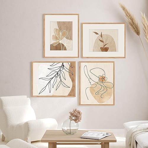 Miniatura 9 de Portarretratos de 16 x 20 pulgadas para pared, marcos de madera de roble macizo de 16 x 20 pulgadas, vidrio templado, marco de fotos de 16 x 20