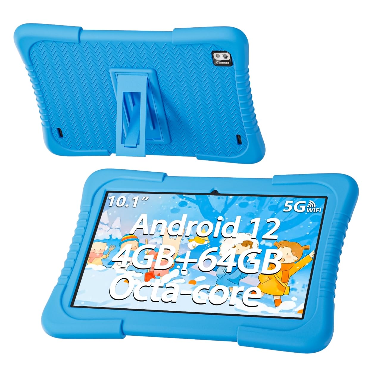 SGIN Android Tablet, 10.4 inch Tablet with 4GB RAM 64GB ROM, Octa-Core 2.0Ghz Processor, 1280 * 800 IPS, 2MP+5MP Camera, 6000mAh, GPS, WiFi, Bluetooth 5.0, Type-C (Blue)