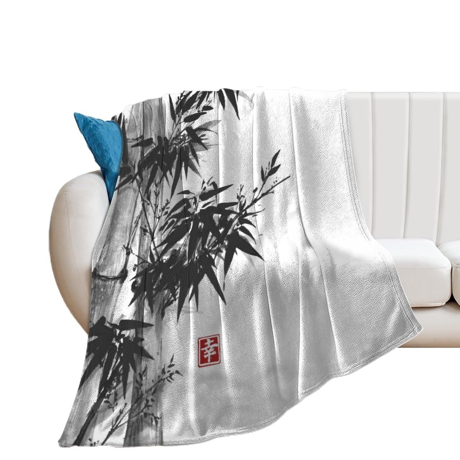 Couverture polaire plaid canapé flanelle douce 150x200 pour lit adulte