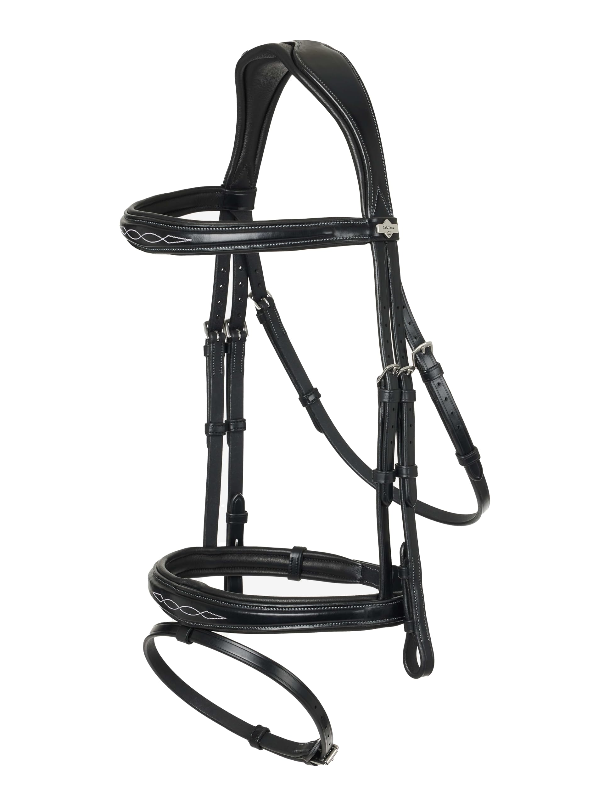 LeMieux Competition Flash Bridle - Black Extra Full — image 1