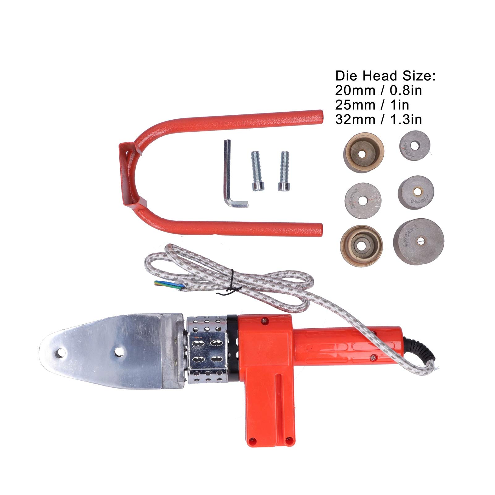 Omabeta Machine à Souder électrique, épisseuse à, Pistolet Thermofusible, Outil Automatique à Haute Température pour le Soudage Professionnel, ABS 220V