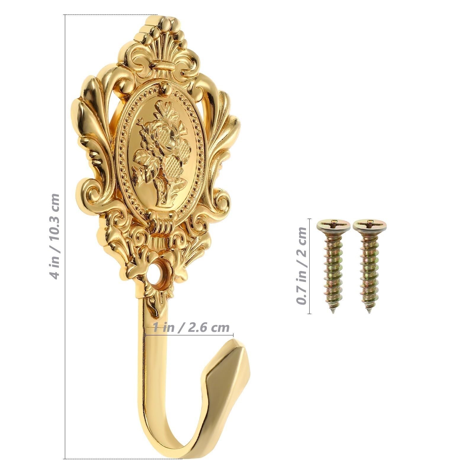 Raffhalter Haken für Vorhänge, 2 Stück, Seitenhalter für Vorhänge, Wandhaken für Raffhalter, Kleiderbügelhalter, Fensterzubehör
