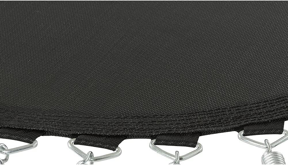 Tappetino di ricambio per trampolino da 1,8 m, con anelli a V, rotondo, per parti sicure del trampolino (include 36 fibbie)