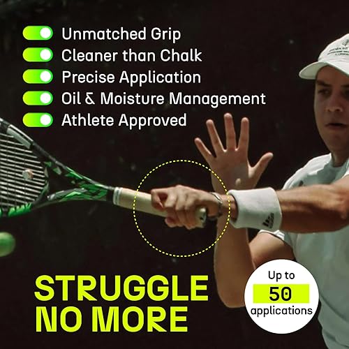 Miniatura 5 de Chalkless Grip Enhancer – Premium Liquid Chalk Alternative & Less Mess Hand Chalk for Bouldering, Baseball, Tennis, Football, Archery, Golf, and