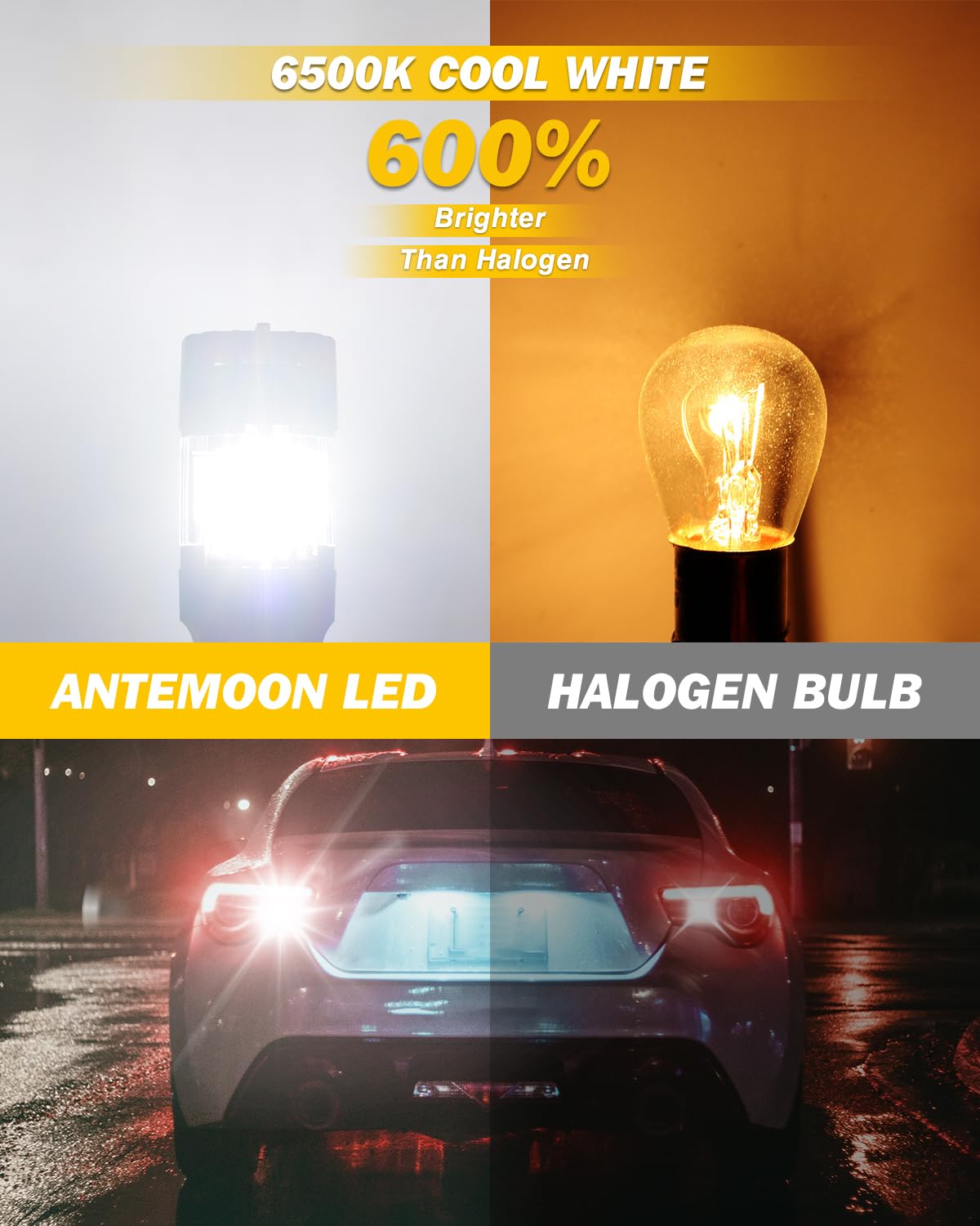 P21/5W 1157 BAY15D Lampadine LED 100% Canbus Sensa Errore 12V Super Luminoso 6500K Bianco 2057 2357 Luci Sostitutive Auto per Luce di Retromarcia Freno, Luci Marcia Diurna, Luce di Svolta, 2 Pezzi