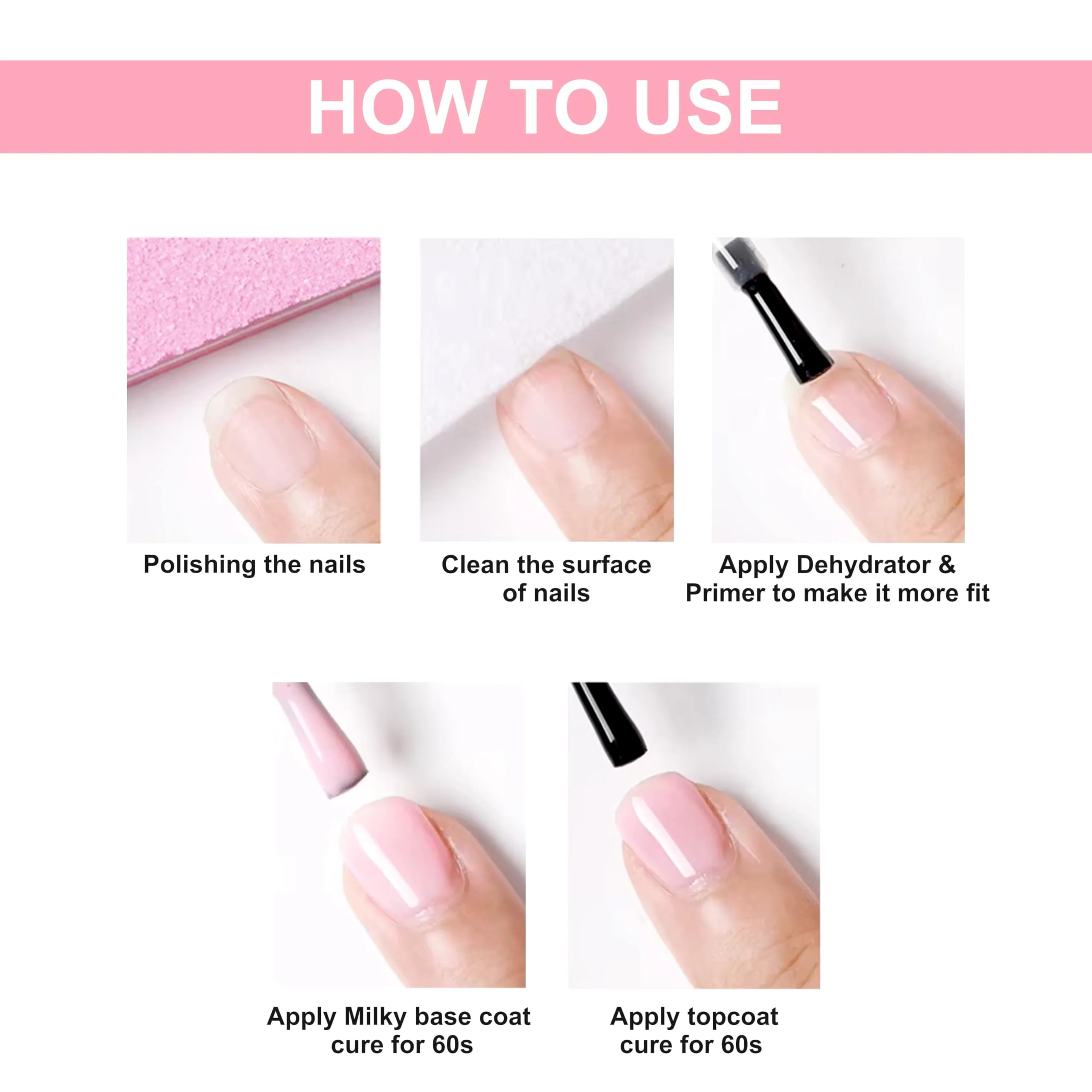 Shills Professional Milky Base Coat 15ml β UV LED Soak Off Nude Sheer Gel Polish, French Manicure & Baby Boomer Nail Ba.se, Natural Pink Builder Base Gel (09) 3