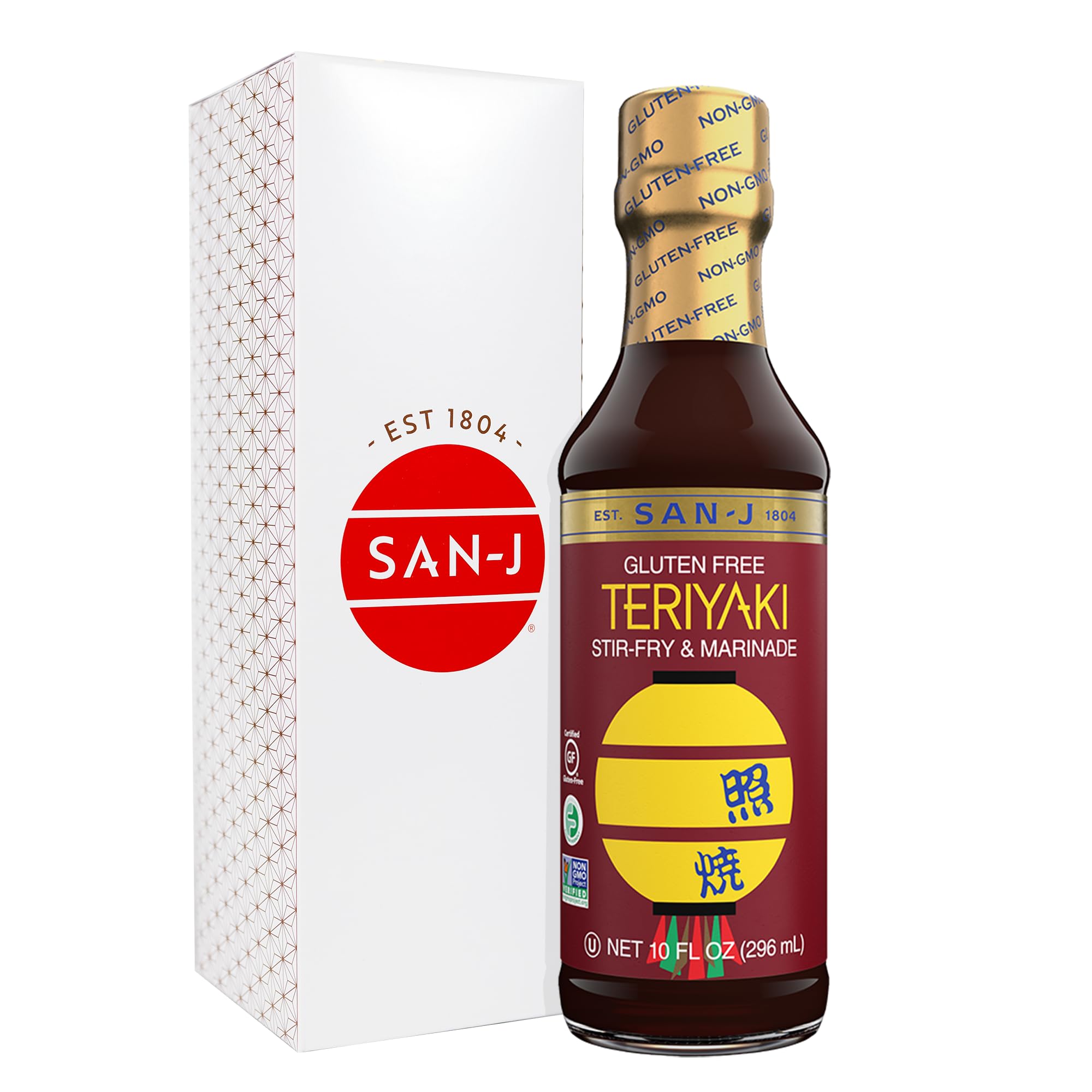 San-J:グルテンフリー照り焼き炒め物&マリネ(1×10液量オンス)