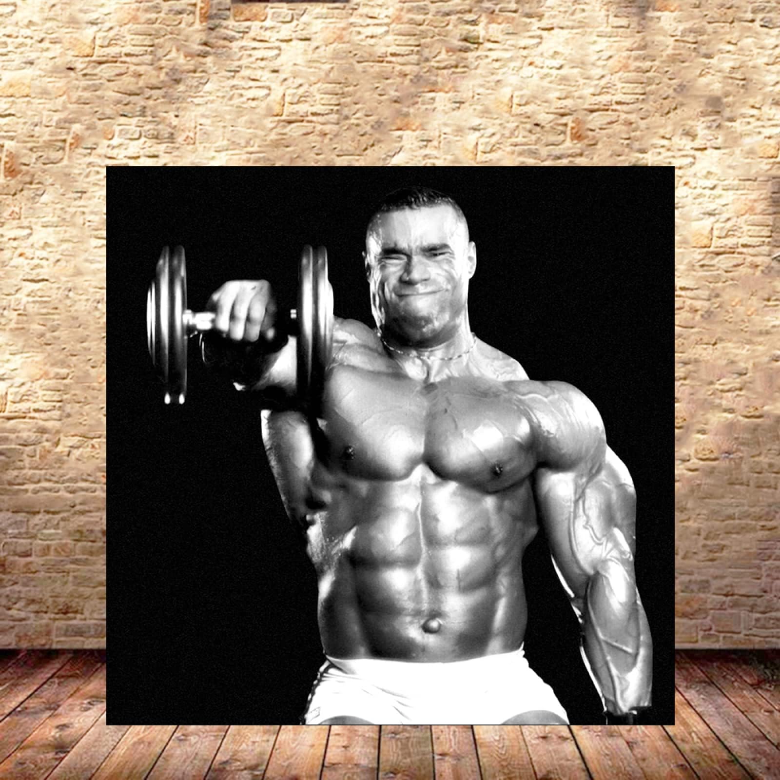 Kevin Levrone Poster Muscle Man Bodybuilding Workout Home Gym Decor Exercise Motivational Quote art Prints Inspirational Wall 0318390