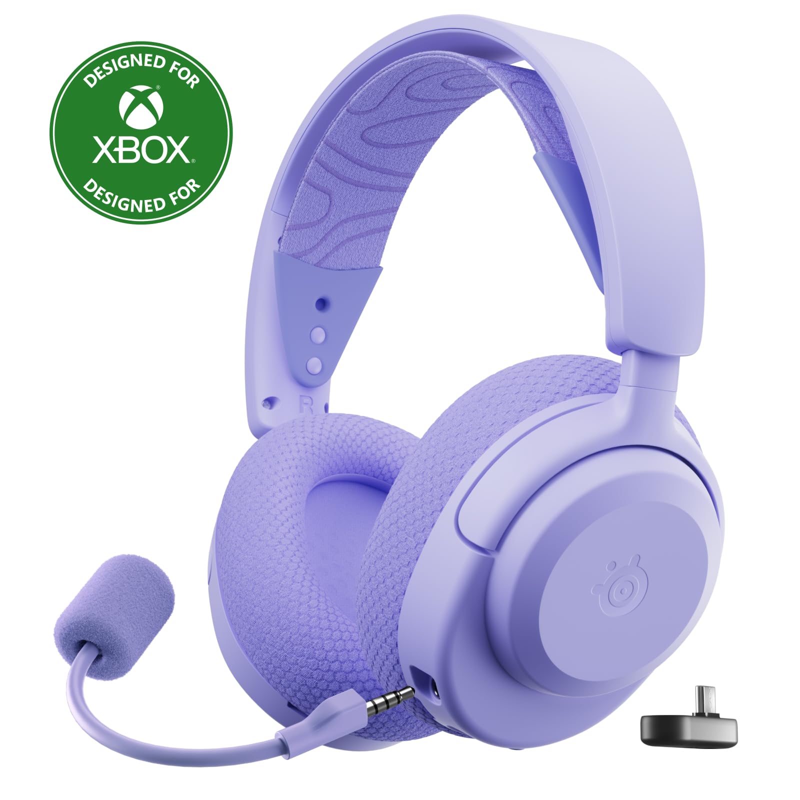 SteelSeries Arctis Nova 3X Wireless Multi-Platform Gaming Headset — Mobile App Control — 40 HR Battery — Neodymium Magnetic Drivers — 2.4GHz/Bluetooth — Xbox, PS5, PC, Switch, Mobile — Lavender