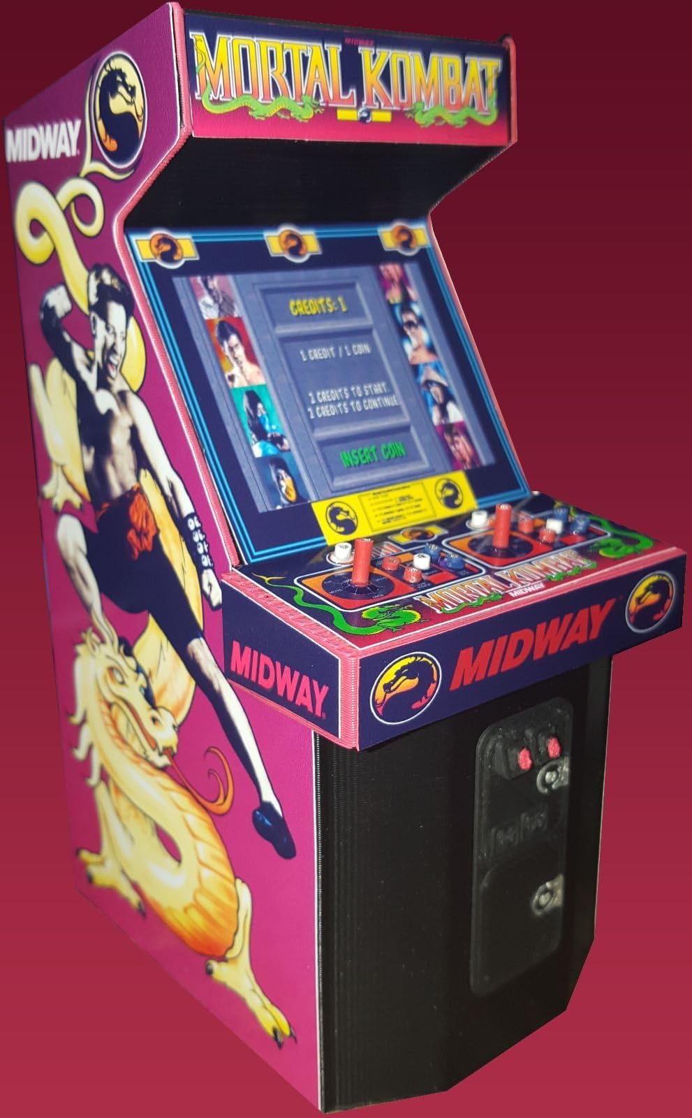 Mini MK1 Arcade Cabinet Collectible 5.4 Inch Display (NOT A MACHINE)