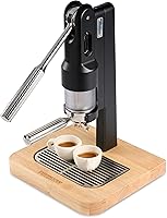 Vista 1 de SUPERKOP Espresso & Coffee Maker, Manual Espresso Tool & Machine - Portable, Maintenance Free, Retro Stylish Design, Commercial & Home Purposes - 18