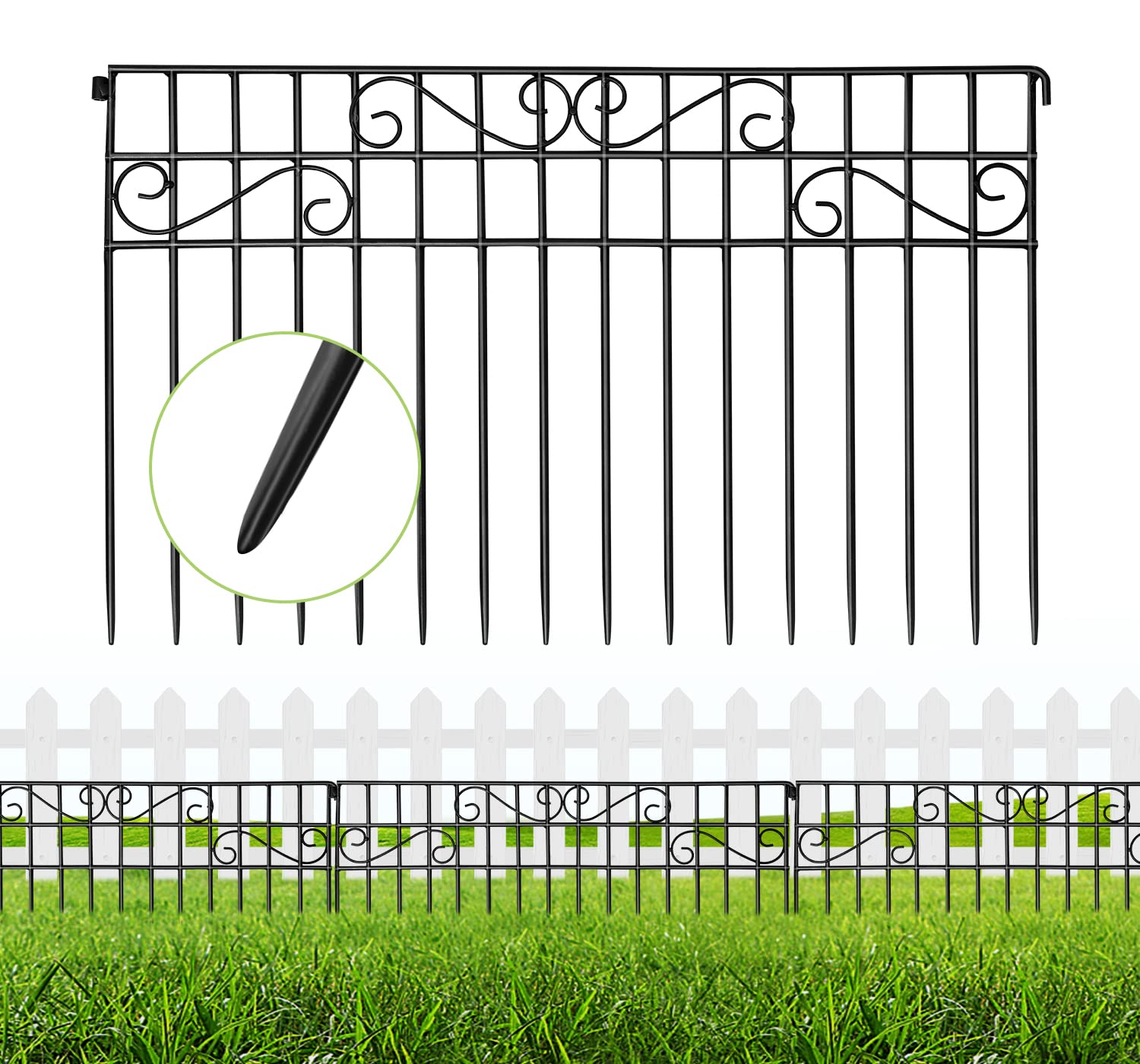 Photo 1 of **SEE NOTES** Doozx Animal Barrier FencE 12in(H) X 16.3ft(L), Rustproof Metal Wire