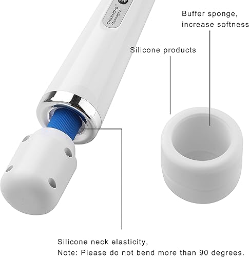 Miniatura 3 de CHARMING Potente masajeador de espalda de mano con cable de 10 velocidades con fuerte vibración, masajeador de terapia personal para recuperación