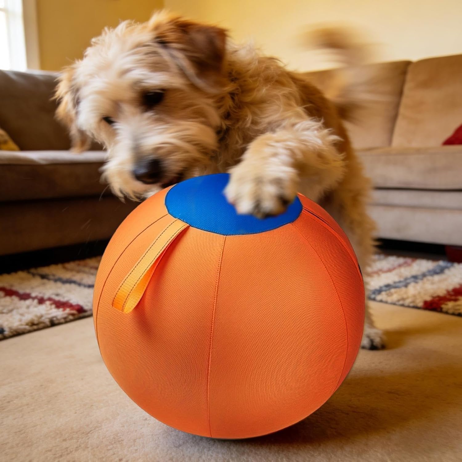 Destroyer Dog Balls - Giant Anti-Tear Shepherd Dog Toy 45cm - Dog Toy Balls | for Play Exercise Throwing Enrichment Puppy Outdoor Indoor