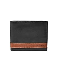 Algopix Similar Product 3 - Fossil Mens Quinn Leather Bifold with