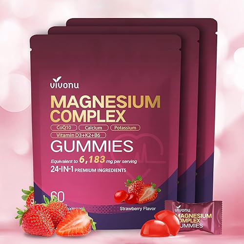 Miniatura 11 de Complejo de magnesio de 1000 mg para mujeres y hombres*, 8 elementos elementales con glicinato de magnesio, citrato, malato, taurato, óxido, 1