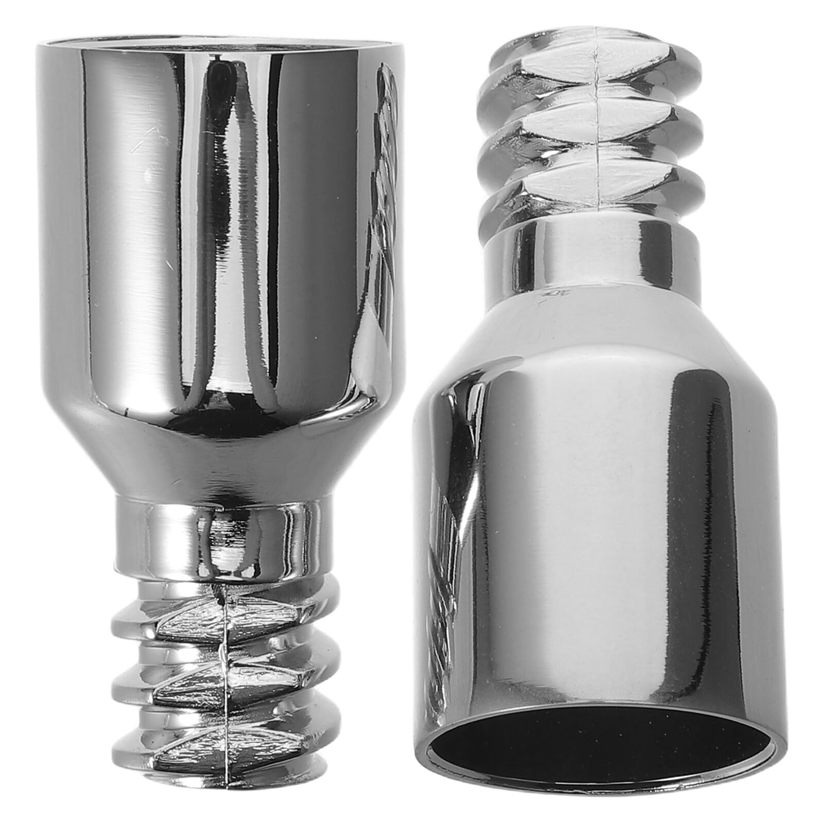 Conector roscado para escoba de metal NUOBESTY adaptador de rosca plata 2 piezas