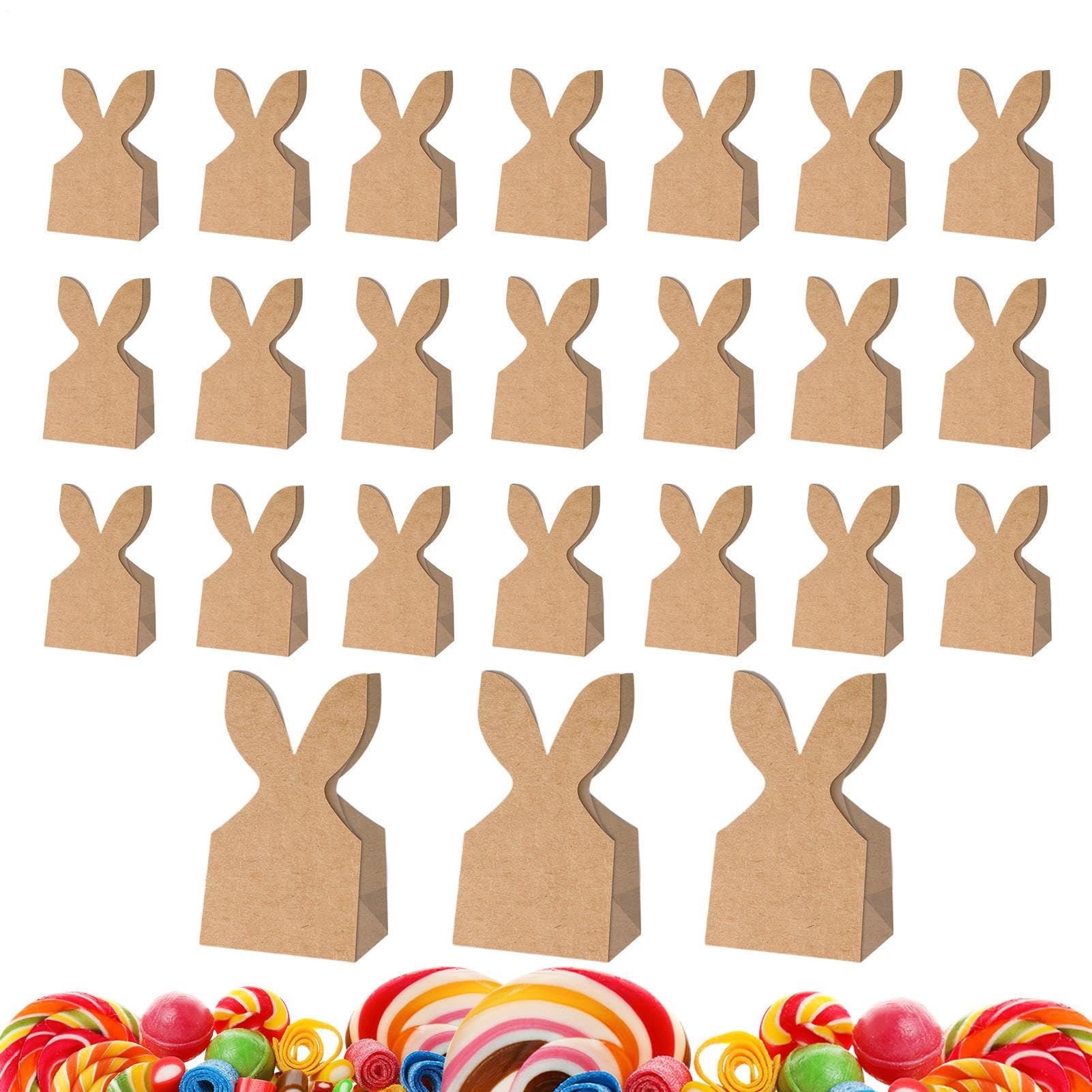 Bolsas de Pascua para niños pack de 24 unidades reutilizables con motivos de primavera para dulces 8