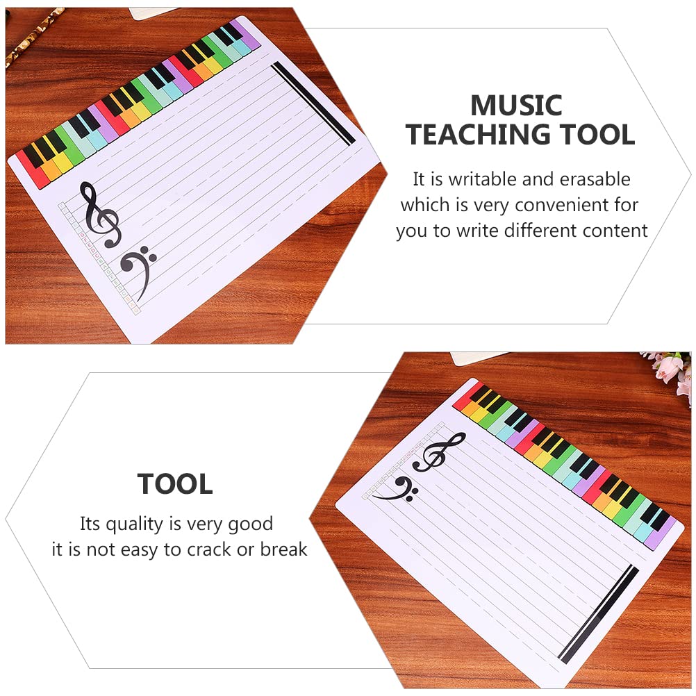 String Note Board A5 Whiteboard Milisten Portable Music Teaching Whiteboard - Erasable ...