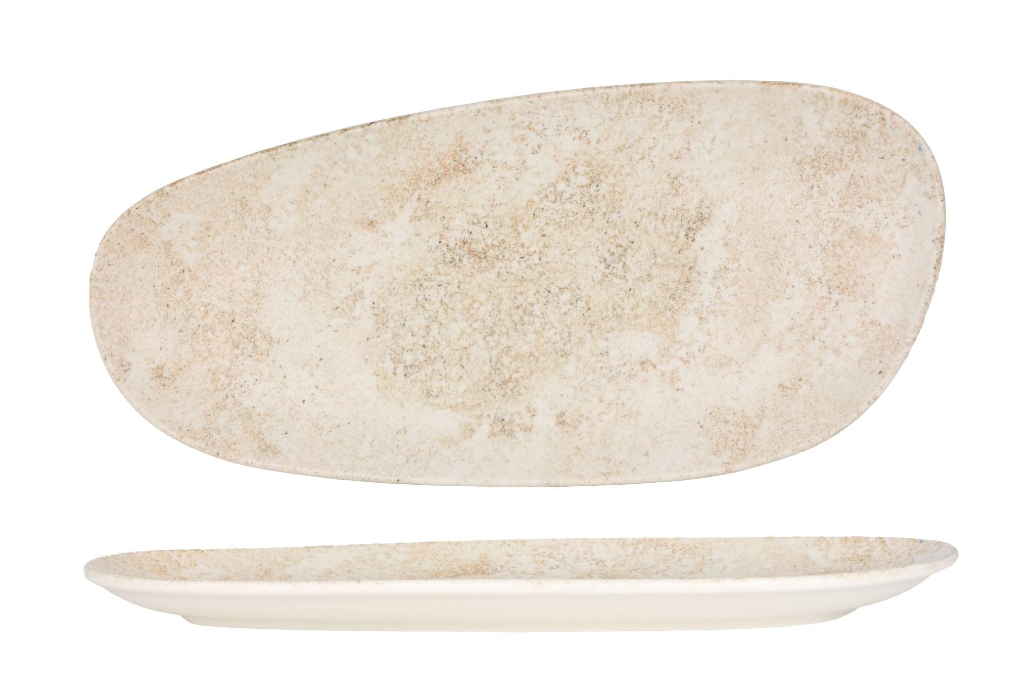 Bonna Placa de servicio - Nacrous - Porcelana - 36cm - juego de 2