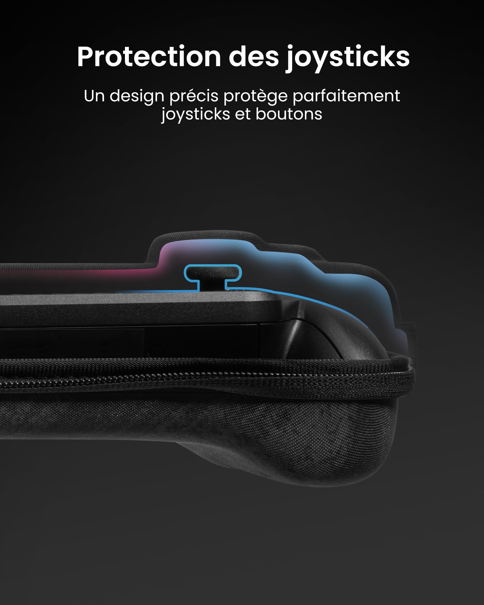tomtoc Étui de Transport Compatible avec ASUS ROG Xbox Ally / Xbox Ally X 2025, Slim Housse de Protection, Sac Rigide Portable, Case Léger pour Le Voyage, Cadeau Noël