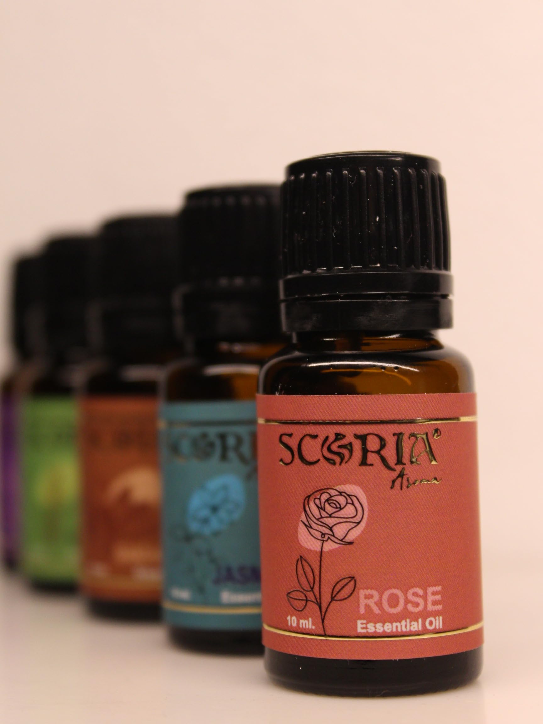 SCORIA Aroma Essential Oil Pack: Lavender, Lemongrass, Jasmine, Sandalwood, Rose - 10ml Each. Elevate Your Space with Soothing Fragrances. Perfect for Aromatherapy, Meditation, and Focus.(Pack of 5) (B0CZY2KK5J) Amazon Price History, Amazon Price Tracker