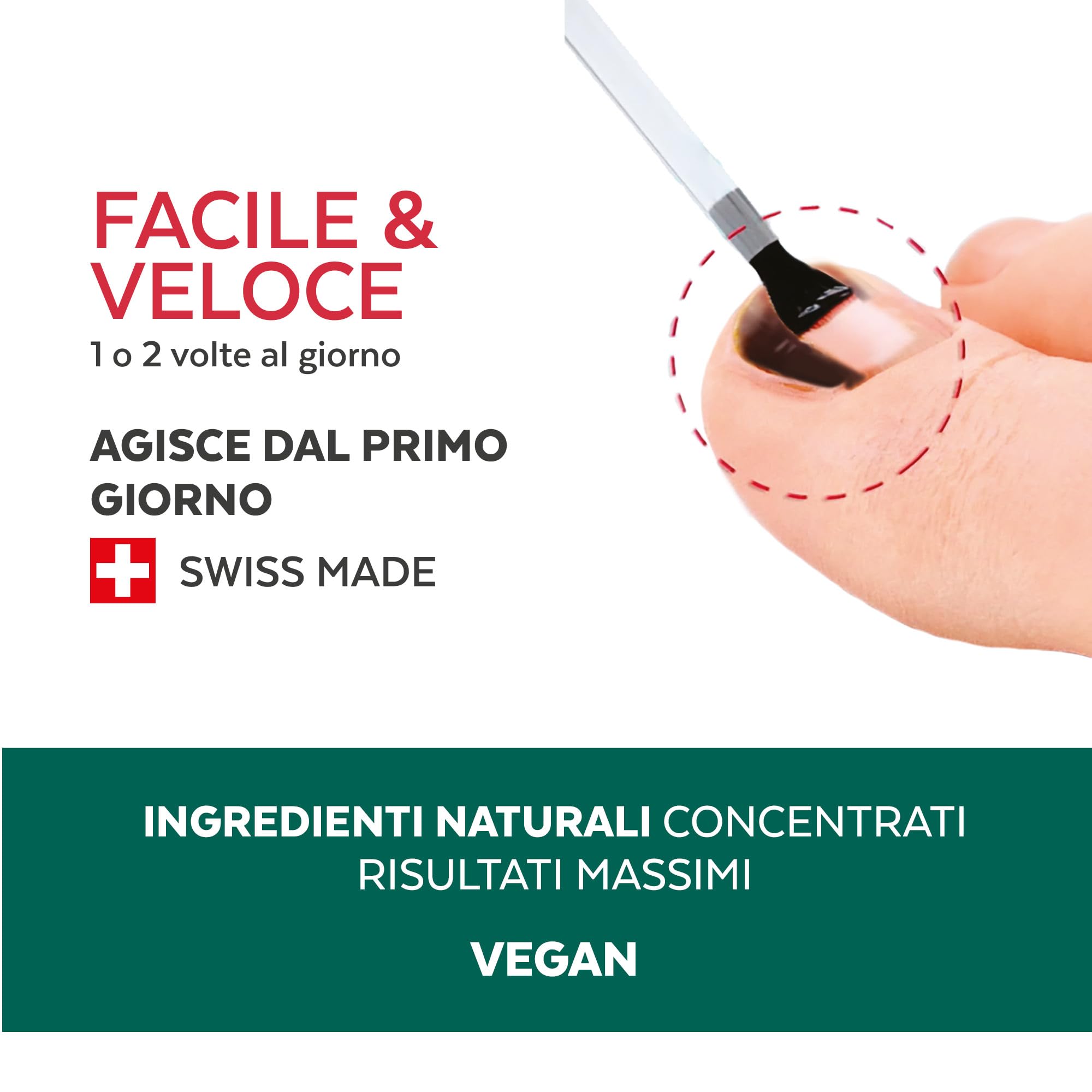 PODERM - UNGHIE NERE E TRAMAUTIZZATE | Trattamento per piante dei piedi anti-ematoma, antimicotico, antibatterico e riparatore | Cura professionale piede/mano | Facile e veloce | Prodotto in Svizzera