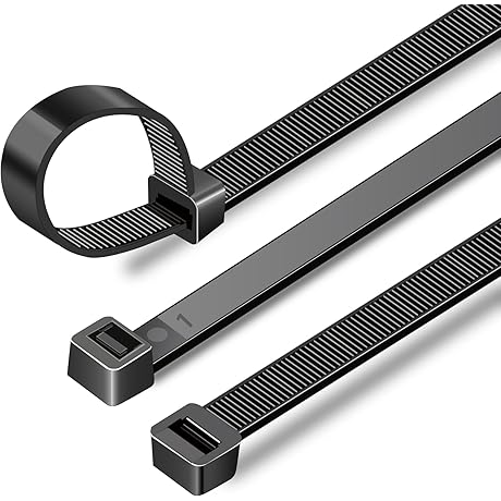 50 Pack Reusable Zip Ties 12 Inch