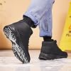 Botas de trabajo antideslizantes SHULOOK para hombre, resistentes al agua, para cocina, restaurante, chef, casuales de cuero, tobillero para exteriores 2