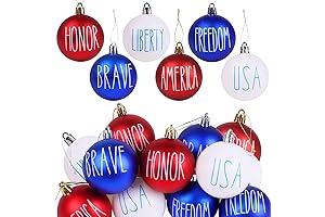 KIMOBER 4th of July Balls - Patriotic Ornaments for Independence Day Cheer