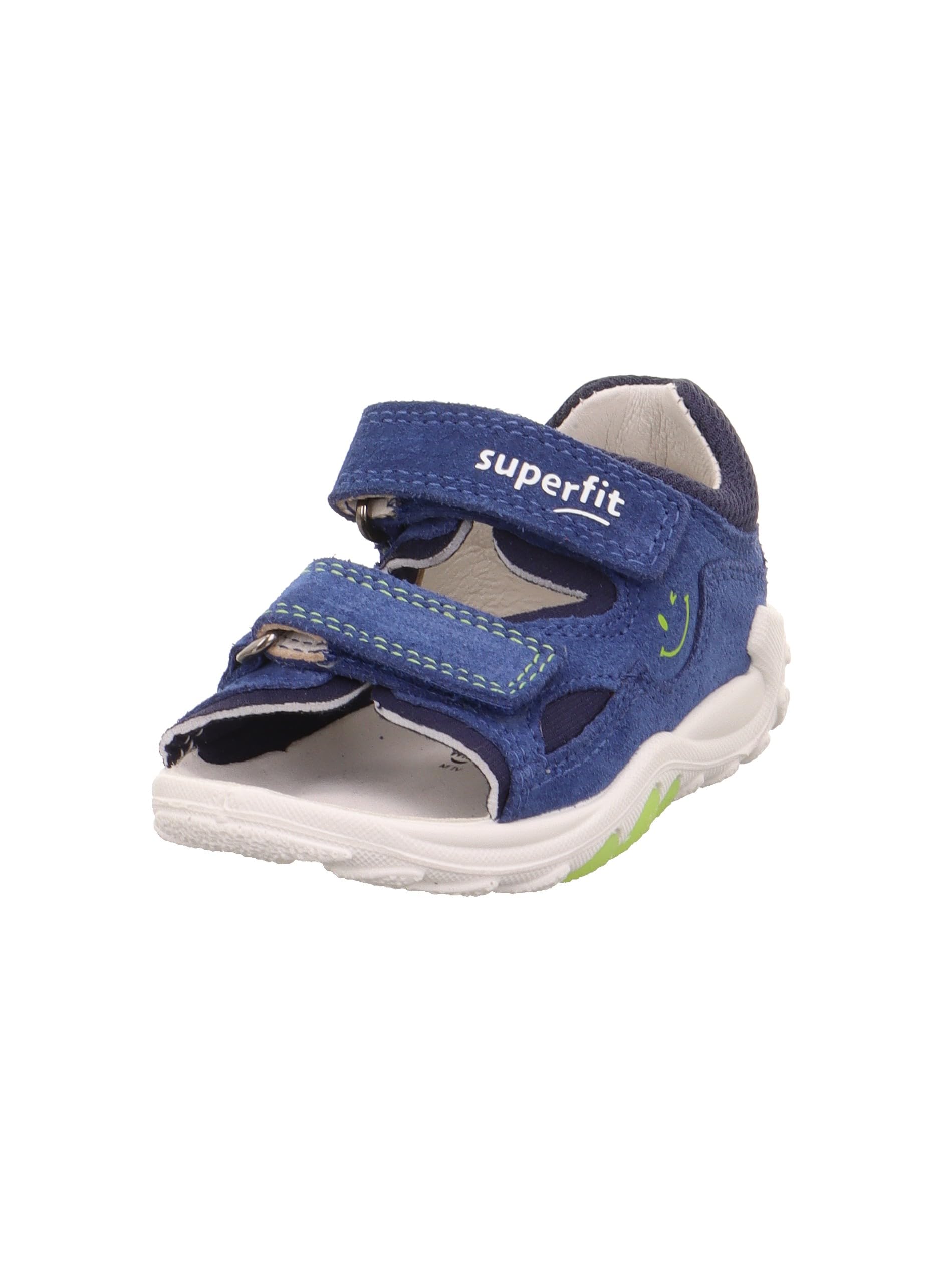 Superfit Flow sandals, blue/light green 8010, 21 EU, Blue light green 8010, 4.5 UK Child