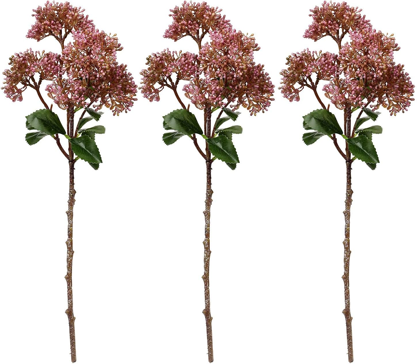 20″ Artificial Berry Stem Fake Berry Plant Artificial Berry Flowers