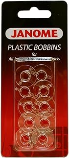 Janome 20012271710 - 10 Canillas de Plástico
