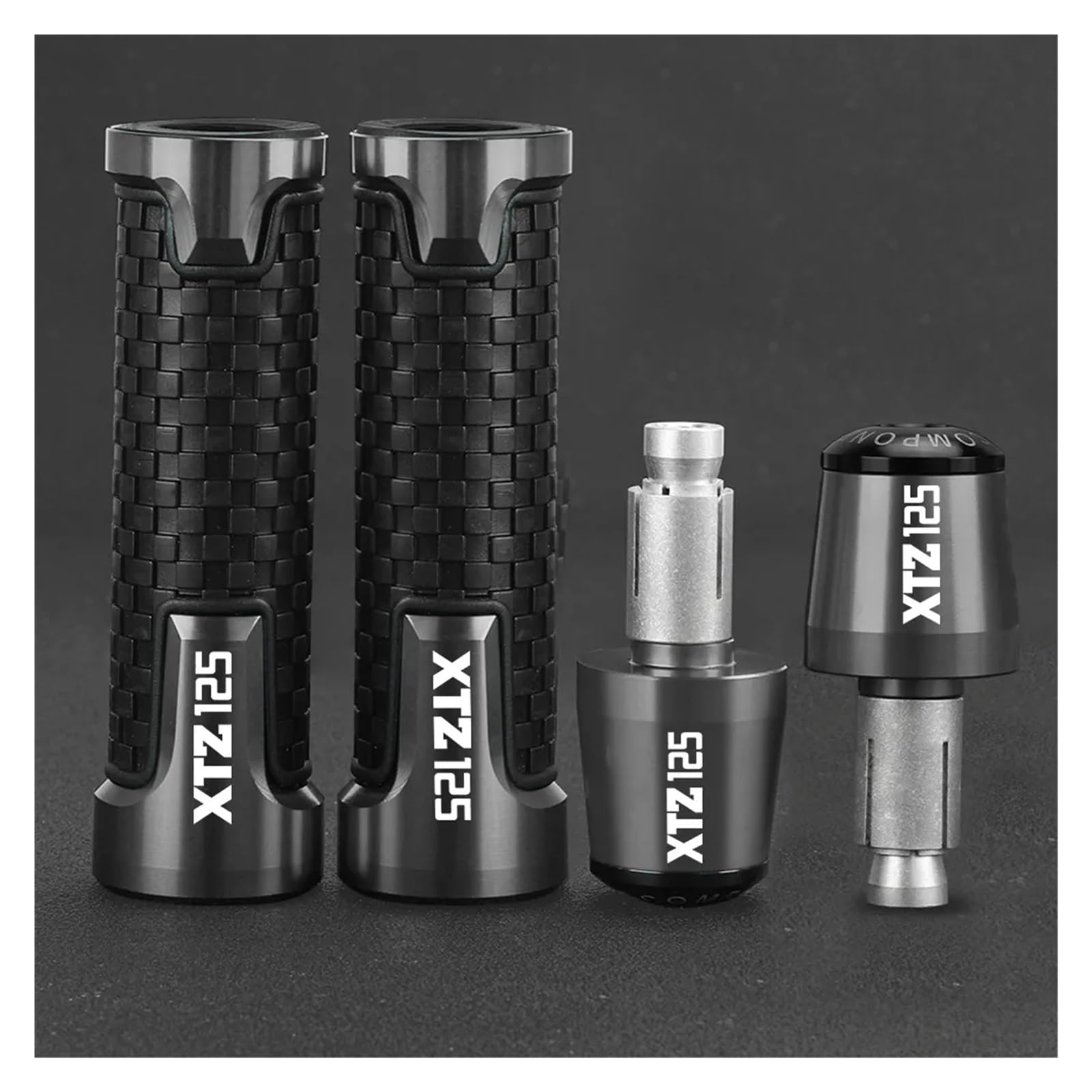 Motociclo Manubri Per XTZ125 XTZ 125 2003-2016 2015 2014 2013 2012 2011 2010 Manopole Del Manubrio Del Motociclo Maniglia Grip Estremità Spina Cursore Caps