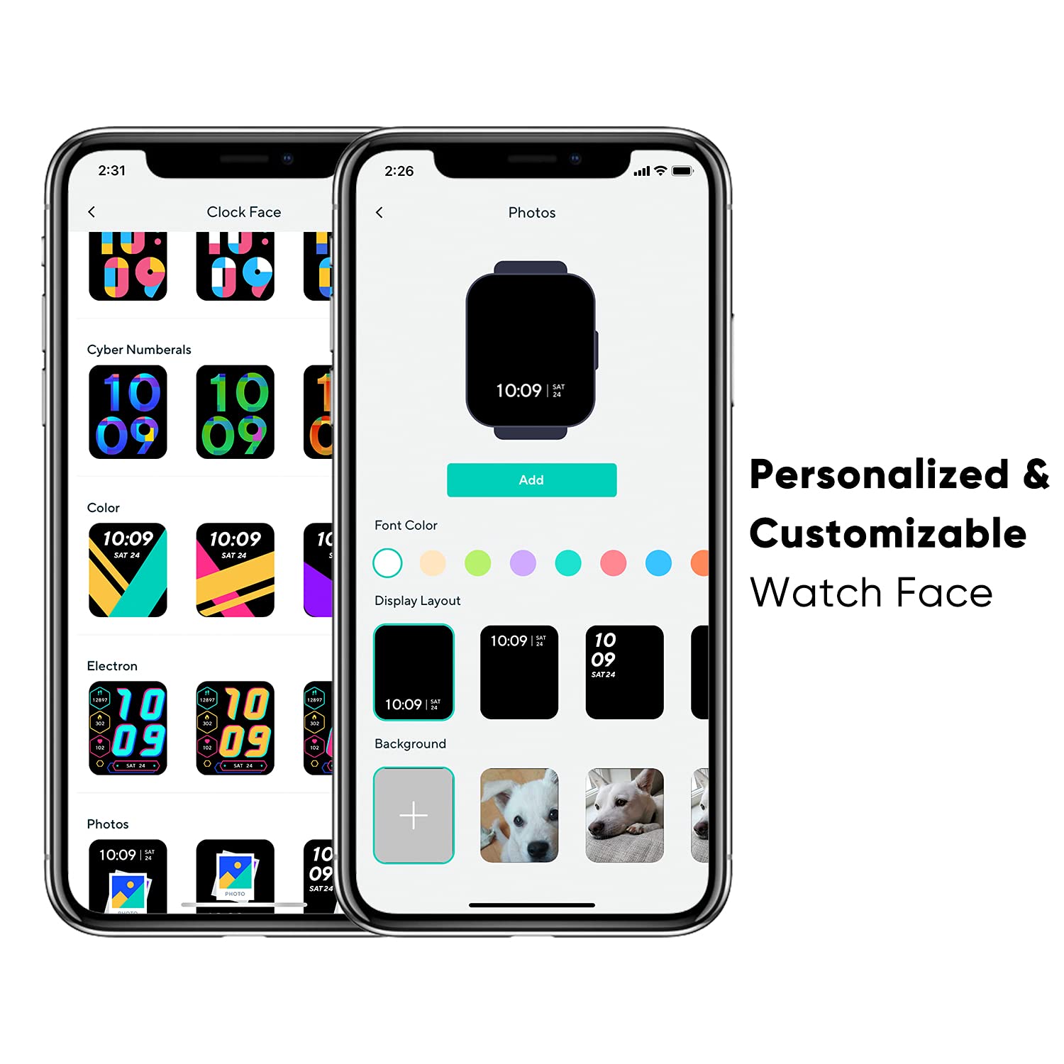WYZE Smart Watch, 1.75"(47mm)Aluminum Smartwatch for Android Phones and iOS Phones IP68 Waterproof Fitness Tracker with Heart Rate/Blood Oxygen/Sleep/ Menstrual Monitor Digital Watch for Women and Men