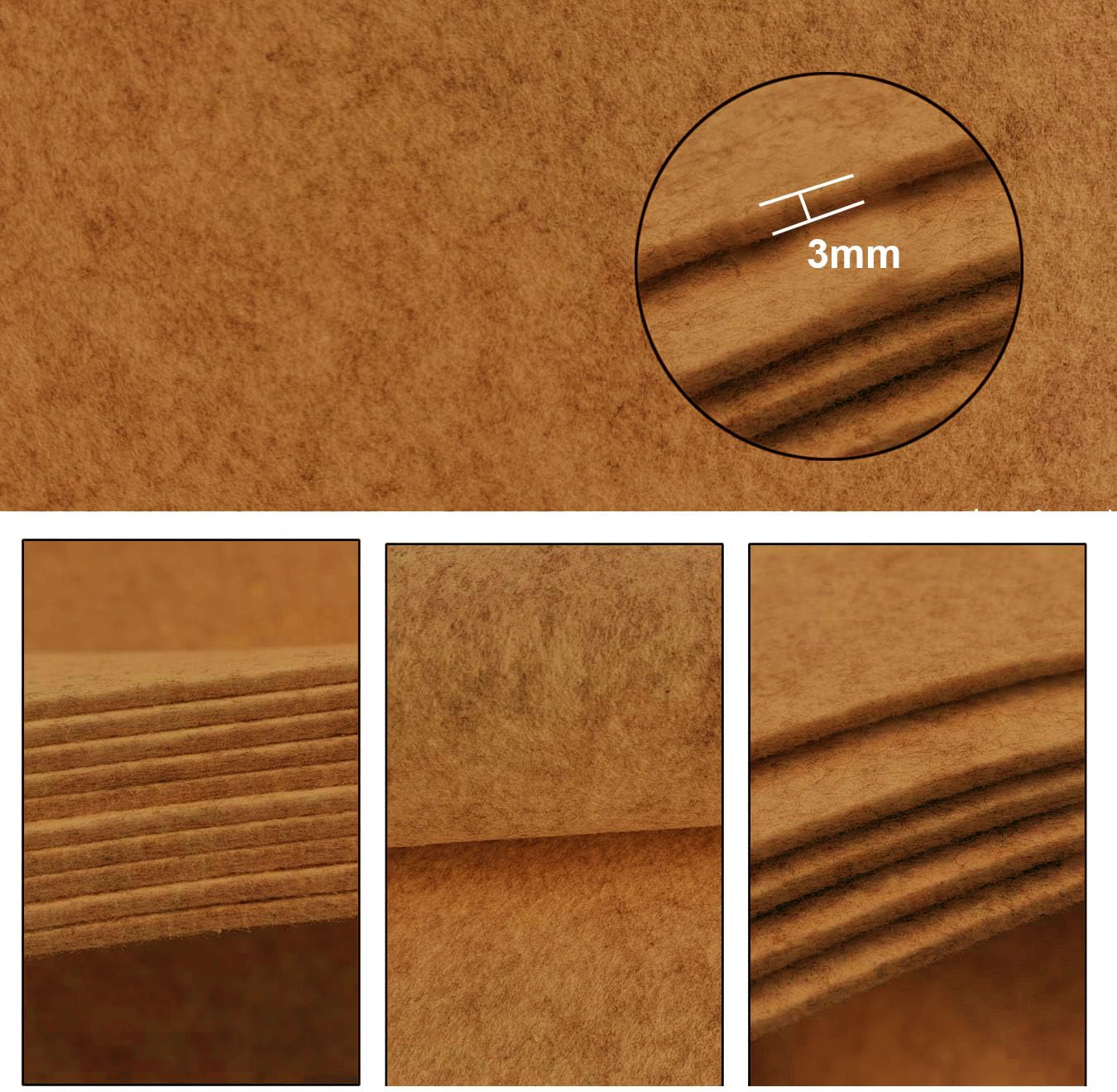 Autoadesivo Feltro Panno Tessuto Mini Rotoli - Muschio