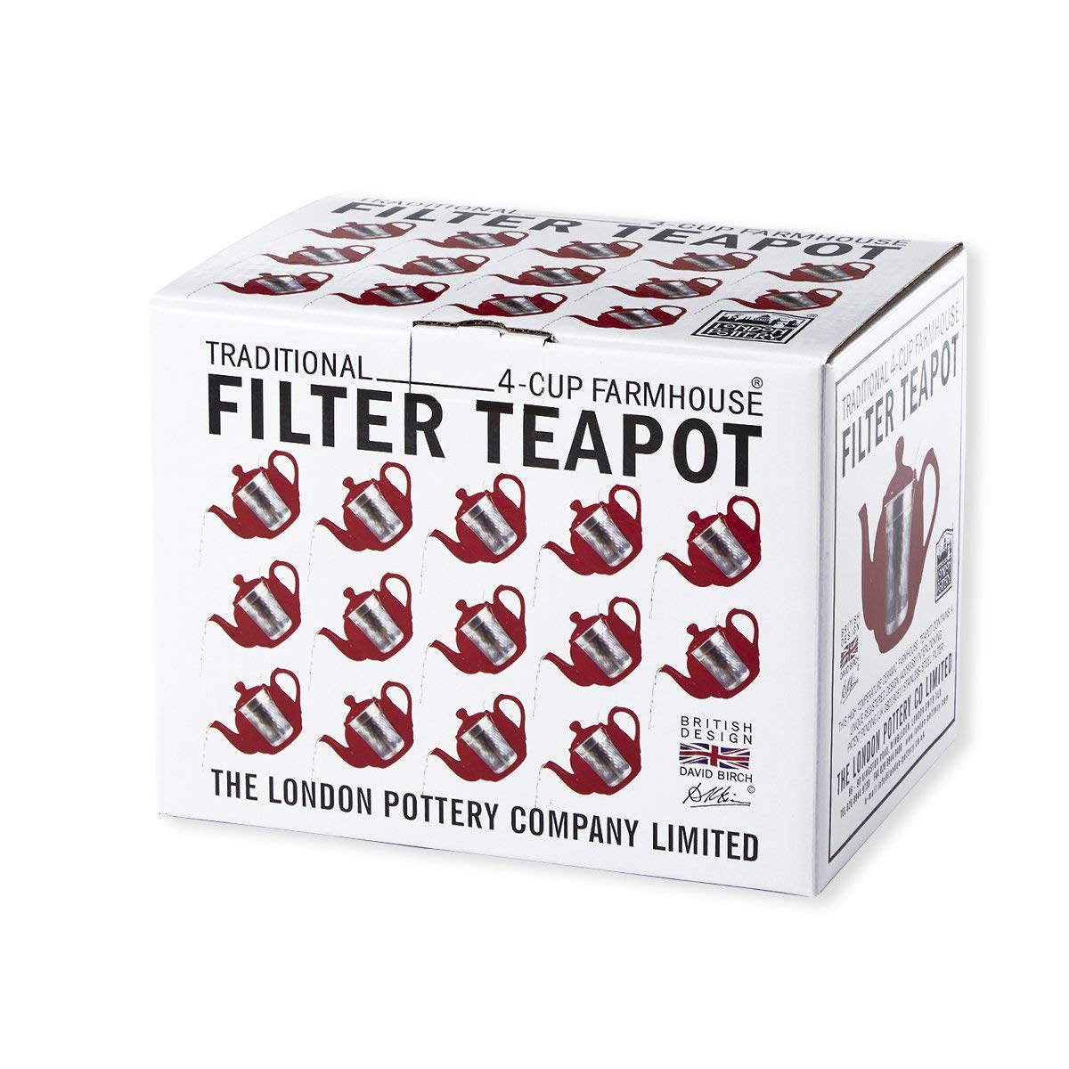 Buy London Pottery Farmhouse Loose Leaf Teapot with Infuser, Ceramic